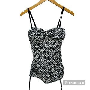 Boden Print Tank Bathing Suit Top